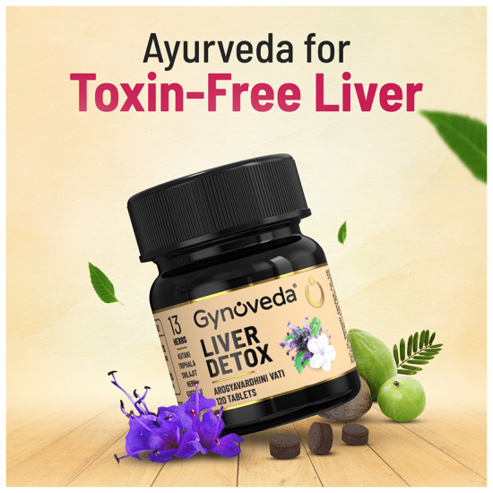 Gynoveda Liver Detox Tablets (120 Each) image