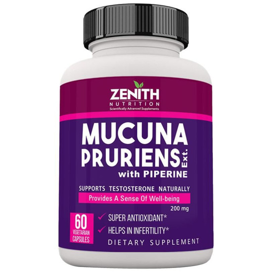 Zenith Nutrition Mucuna Pruriens Plus 200mg Capsule image