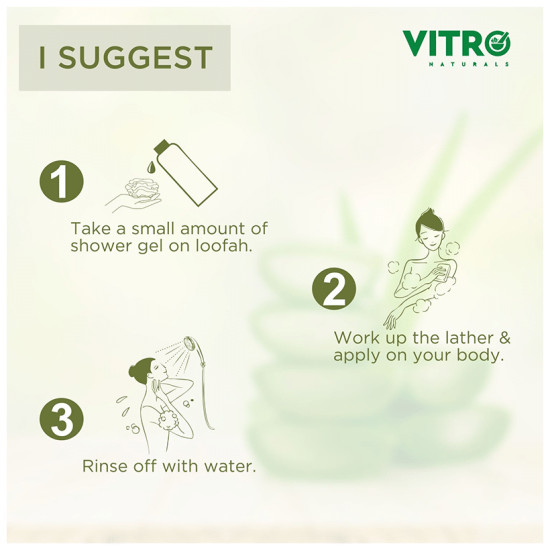 Vitro Naturals Aloe Shower Gel image