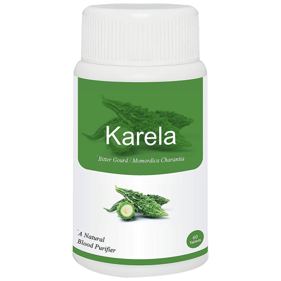 Herb Essential Karela (Momordica Charantia) 500mg Tablet image