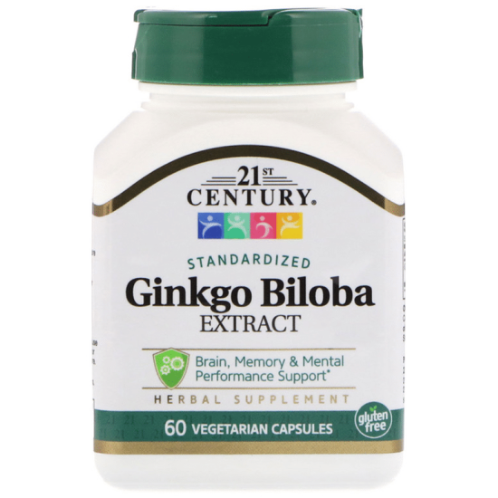 21st Century Ginkgo Biloba Extract Vegetarian Capsules image