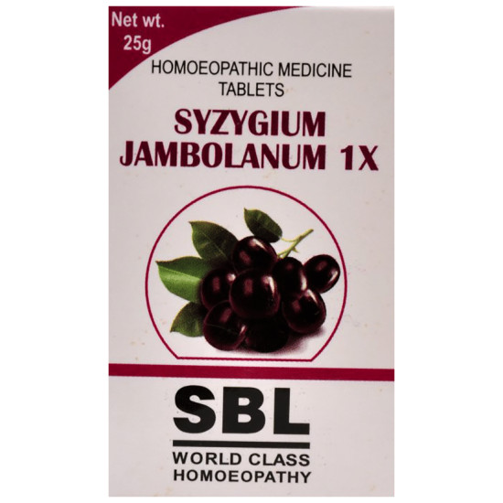 SBL Syzygium Jambolanum Trituration Tablet 1X image