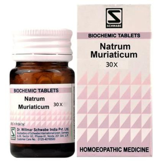 Dr Willmar Schwabe India Natrum Muriaticum Biochemic Tablet 30X image