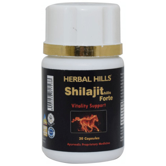 Herbal Hills Shilajithills Forte Vitality Support Capsule image