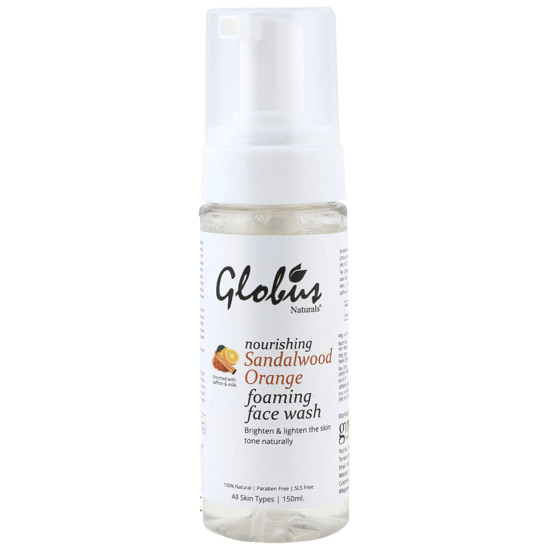 Globus Naturals Sandalwood Orange Foaming Face Wash image