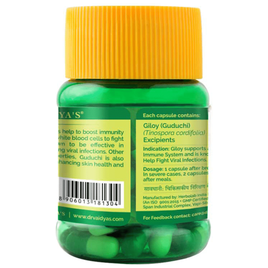 Dr. Vaidya's Giloy Immunity Enhancer Capsule image