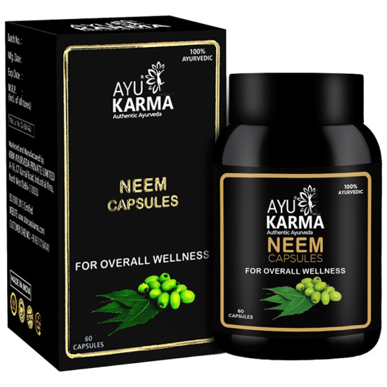 Ayukarma Neem Capsule (60 Each) image