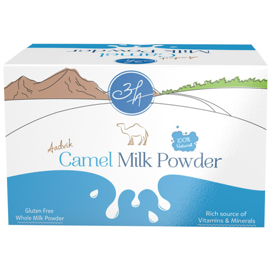 Aadvik Camel Milk Powder Sachet (20gm Each) Gluten Free image