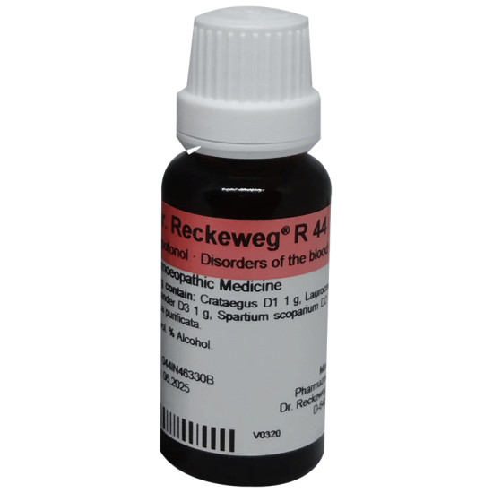 Dr. Reckeweg R44 Disorders Of The Blood Circulation Drop image