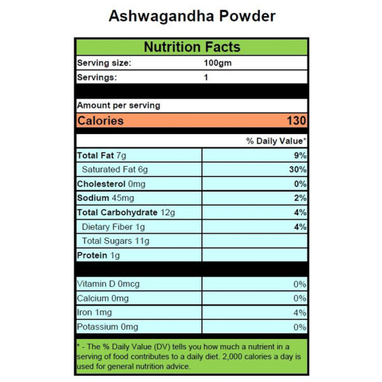 Sunrise Nutri Foods Ashwagandha Powder image