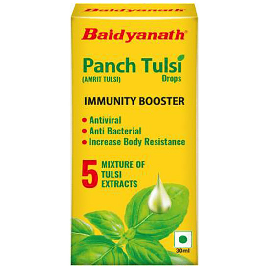 Baidyanath (Noida) Panch Tulsi (Amrit Tulsi) Drop Immunity Booster image