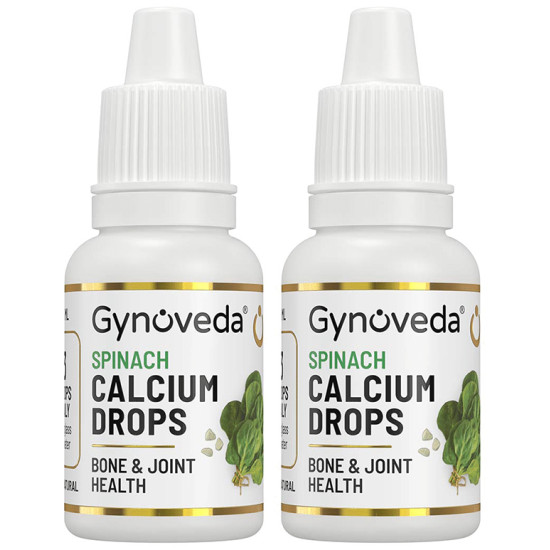 Gynoveda Spinach Calcium Drops (15ml Each) image