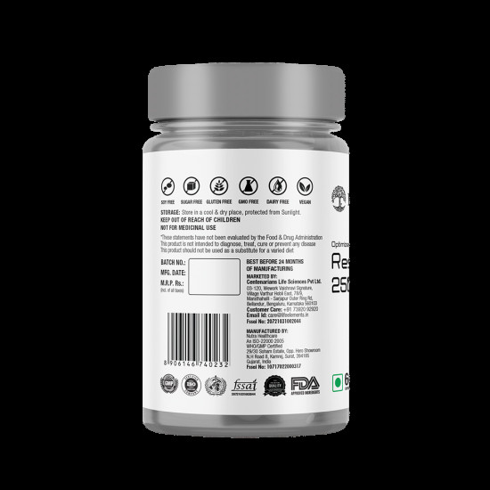 Life Elements Optimized Resveratrol 250 Vegetable Capsule image