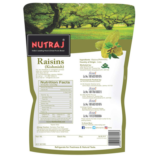 Nutraj Raisins Long image