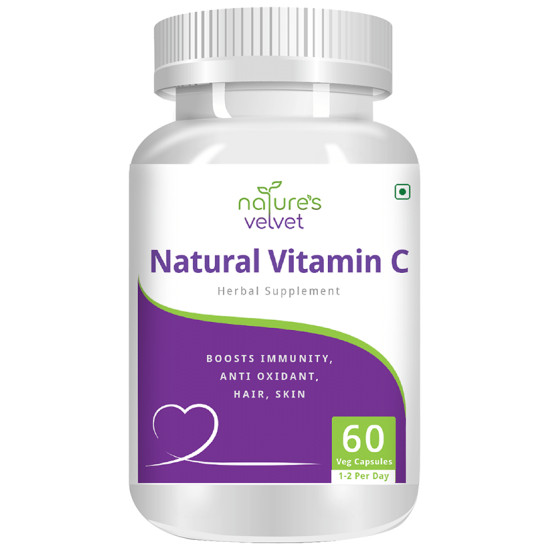 Nature's Velvet Natural Vitamin C 500mg Capsule image