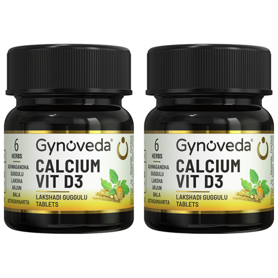 Gynoveda Calcium Vit D3 Tablet (60 Each) image