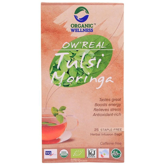 Organic Wellness OW' Real Tulsi Herbal Infusion Bags Moringa image