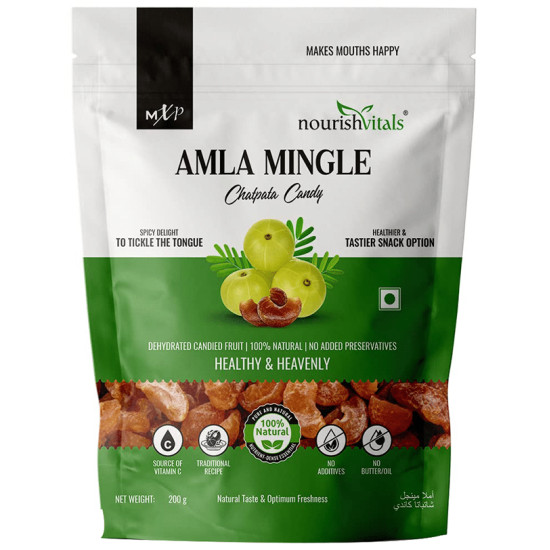 NourishVitals Amla Mingle Chatpata Candy (200gm Each) image