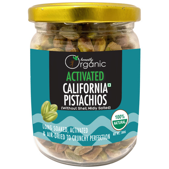 Honestly Organic Activated California Pistachios Mildly Salted image