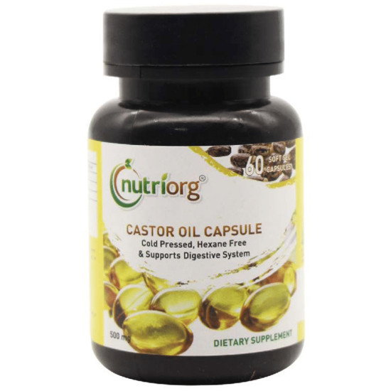 Nutriorg Castor Oil Softgel Capsule image