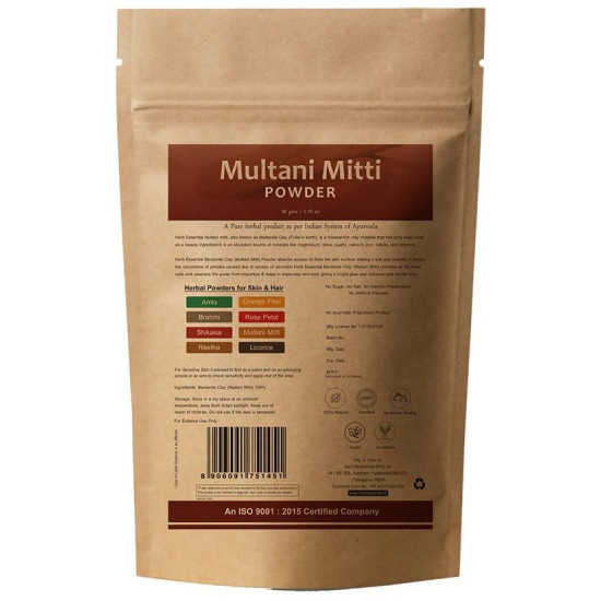 Herb Essential Multani Mitti (Bentonite Clay) Powder image