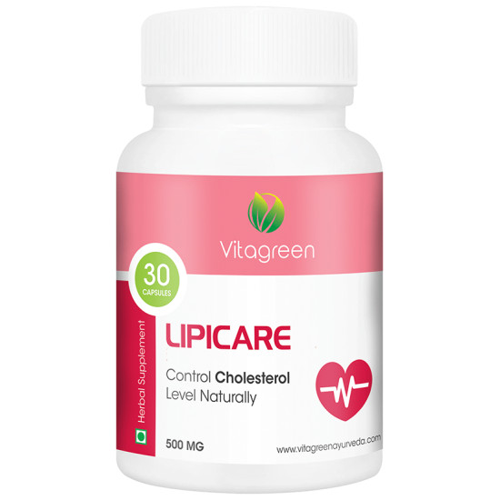 Vitagreen Lipicare 500mg Capsule image