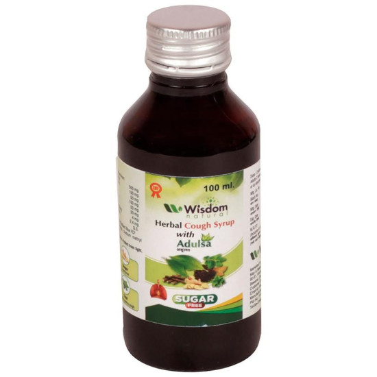 Wisdom Natural Herbal Cough Syrup with Adulsa Sugar Free image