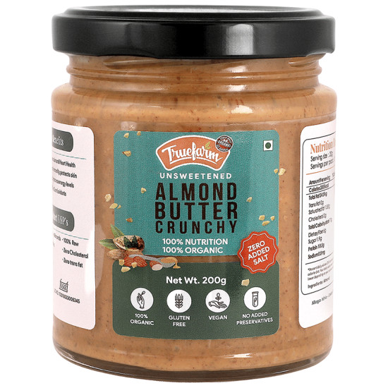 Truefarm Unsweetened Almond Crunchy image