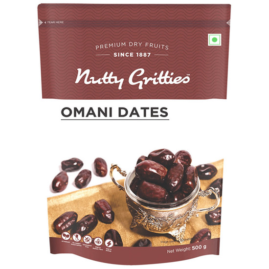 Nutty Gritties Omani Dates (500gm Each) image