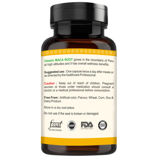 Vitawin Maca Root Vegetarian Capsule image