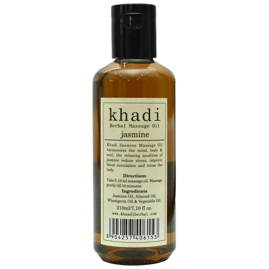 Khadi Herbal Massage Oil Jasmine image