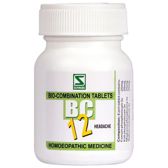 Dr Willmar Schwabe India Bio-Combination 12 (BC 12) Tablet image