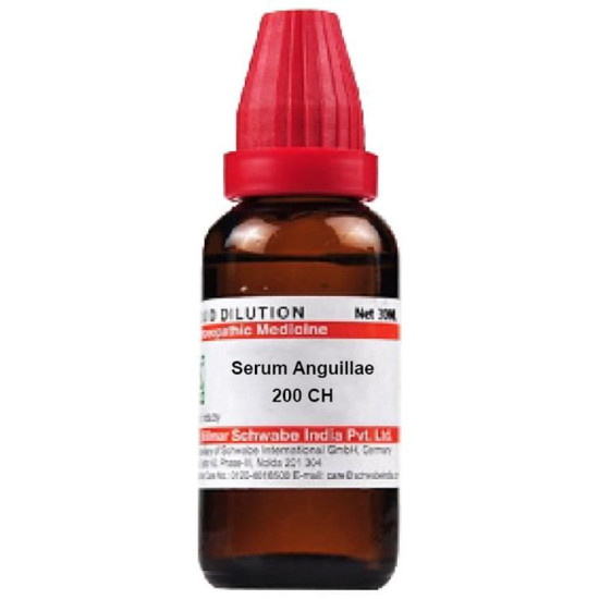 Dr Willmar Schwabe India Serum Anguillae Dilution 200 CH image