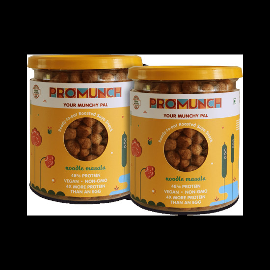 Promunch Noodle Masala Ready-to-Eat Roasted Snack (150gm Each) image