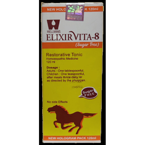 Dr. Wellmans Elixirvita 8 Restorative Tonic Sugar Free image