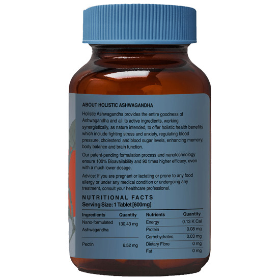 Zeroharm Sciences Holistic Ashwagandha Tablet for Stress Relief, Improves Performance and Immunity image