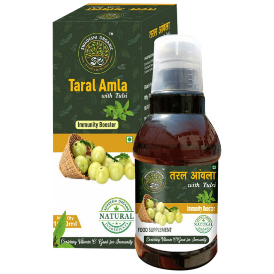 Swadeshi Organic Taral Amla with Tulsi image