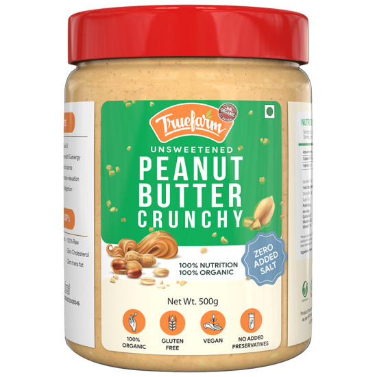 Truefarm Unsweetened Peanut Butter Crunchy image