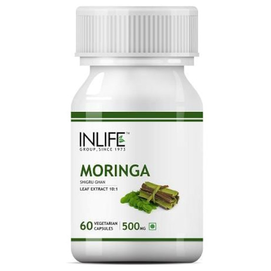 Inlife Moringa Leaf Extract 500mg Capsule image