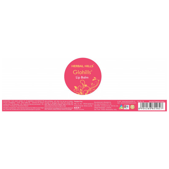 Herbal Hills Glohills Lip Balm Strawberry image