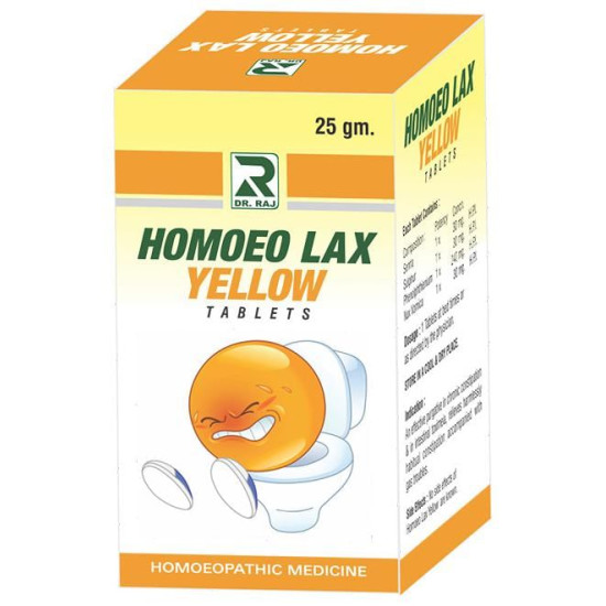 Dr. Raj Homoeo Lax Yellow Tablet image