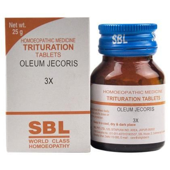 SBL Oleum Jecoris Trituration Tablet 3X image