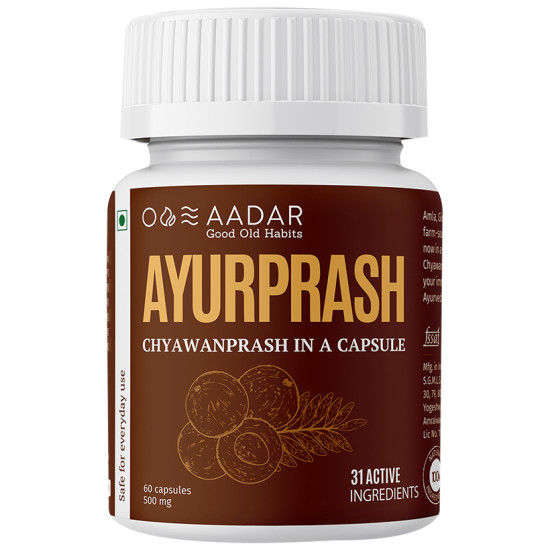 Aadar Ayurprash 500mg Capsule image