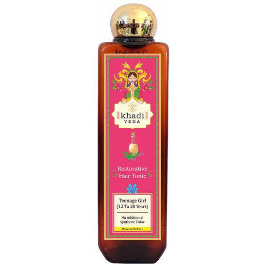 Khadi Veda Restorative Hair Tonic Oil Teenager Girl image