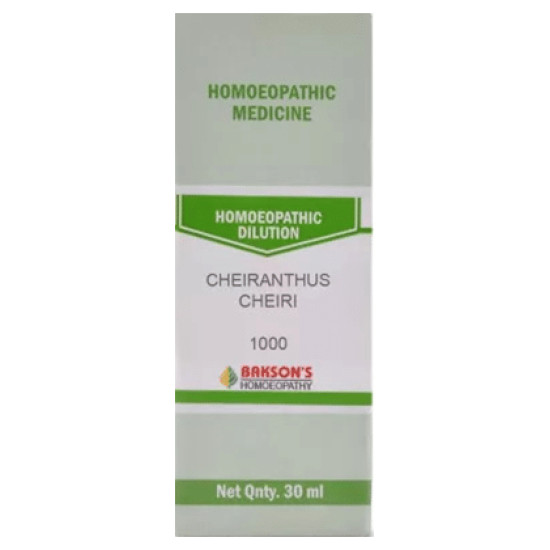 Bakson's Cheiranthus Cheiri Dilution 1000 CH image