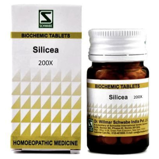 Dr Willmar Schwabe India Silicea Biochemic Tablet 200X image