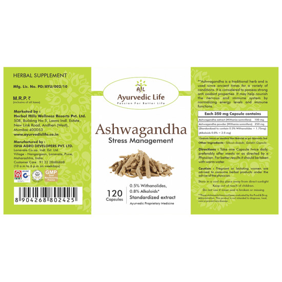 Ayurvedic Life Ashwagandha Capsule image