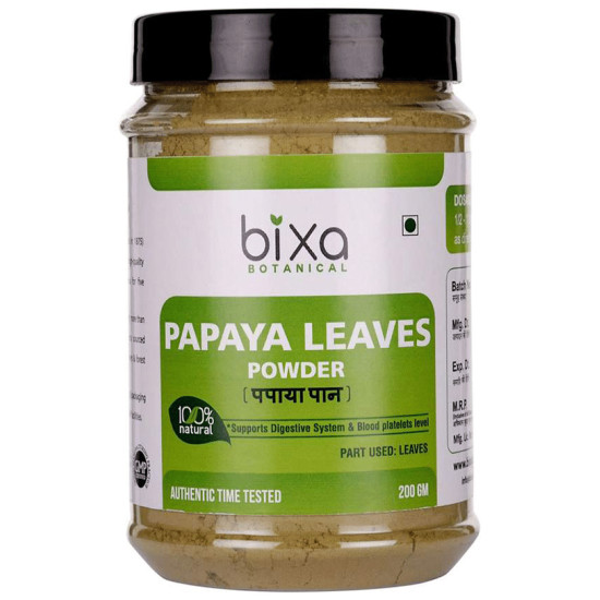 Bixa Botanical Papaya Leaves Powder image