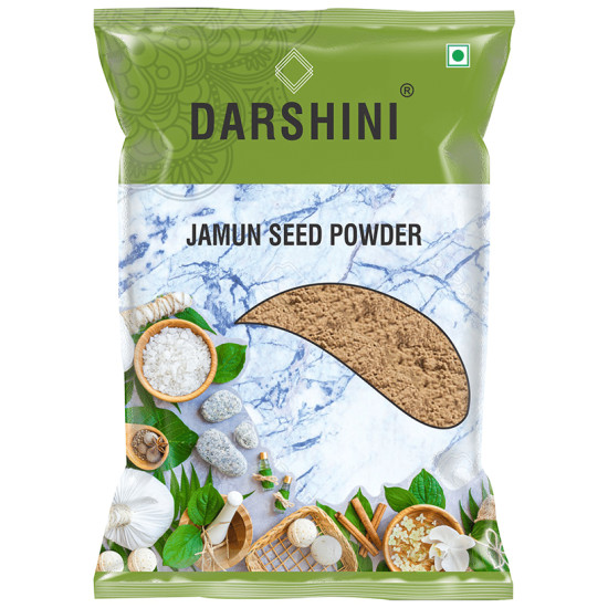 Darshini Jamun Seed/Jambul Gutli/Syzygium Cumini Powder image