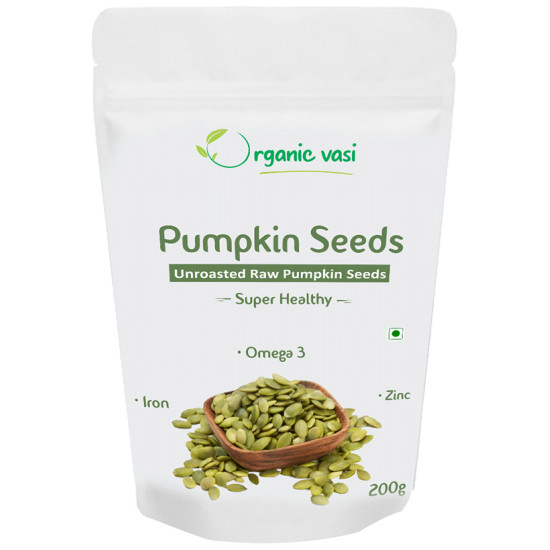 Organic Vasi Unroasted Raw Pumpkin Seeds image